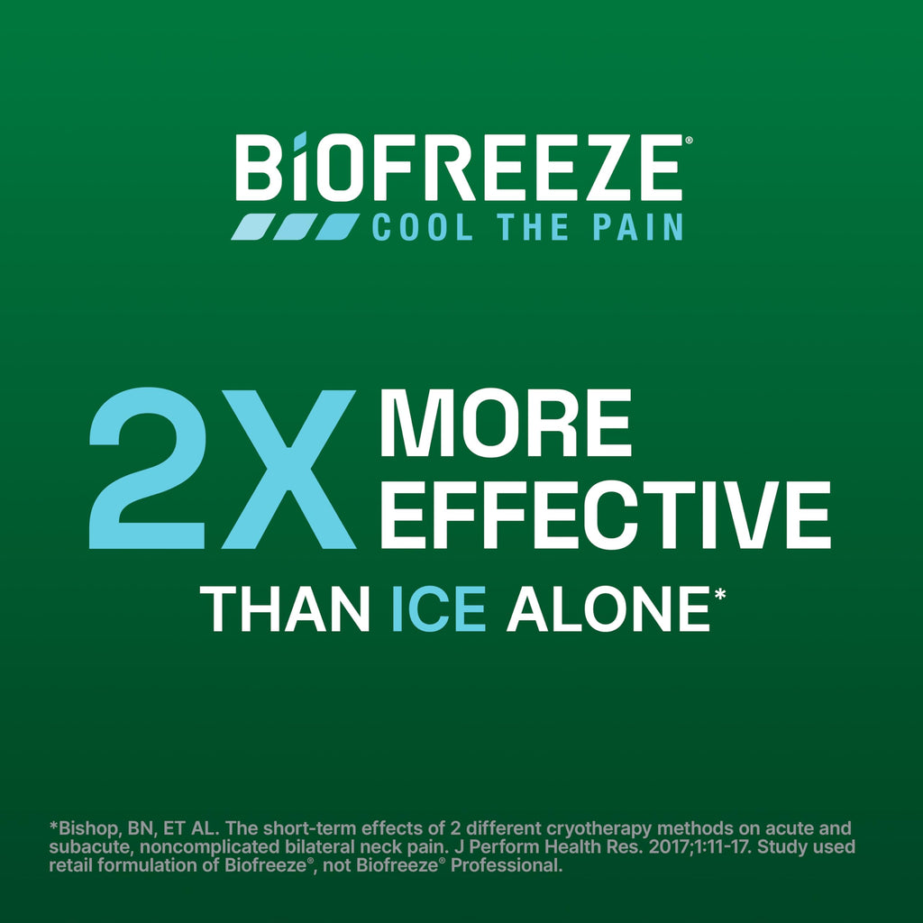 Biofreeze Pain Relief Gel for Knee, Neck, Hip, Joint, Shoulder, & Simple Backache, Arthritis Pain Reliever, Sore Muscle Relief, Colorless Menthol Gel 4 Fl Oz (Pack of 3) Biofreeze Au supplements