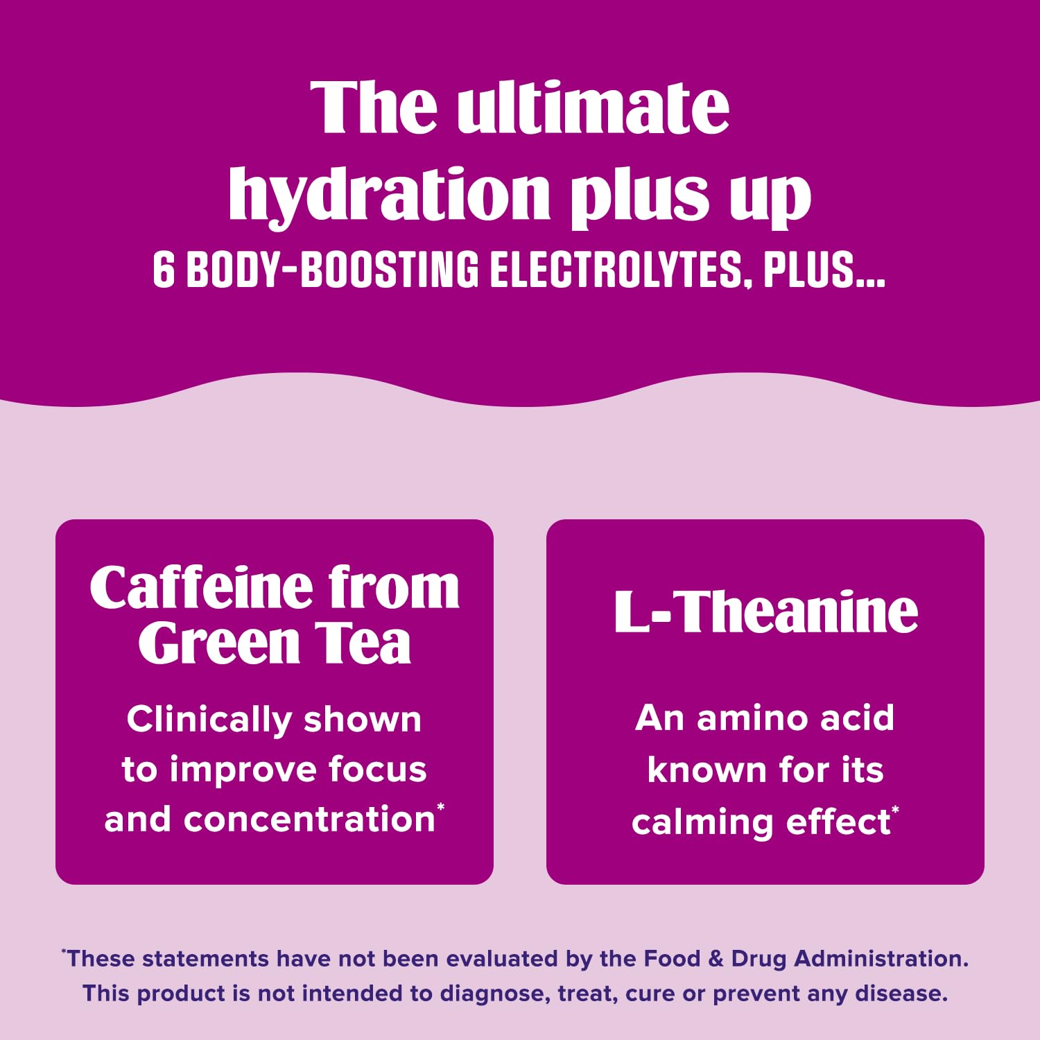 Ultima Replenisher Daily Focus Supplement & Electrolytes Powder - Acai Blueberry, 14 Stickpacks - Hydration Packets, 60mg Caffeine from Green Tea Extract & L-Theanine