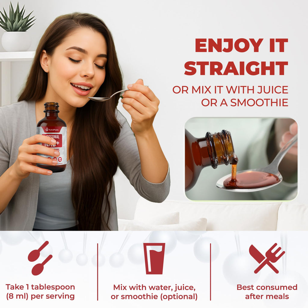 NutraPeaks NAD+ Supplement Liquid - NAD+ Supplement 1000mg, NAD+ Nicotinamide Riboside Resveratrol Supplements with PQQ, NAD+ Berry Flavor Sticks for Anti-Aging, Energy, Focus NutraPeaks Au supplements