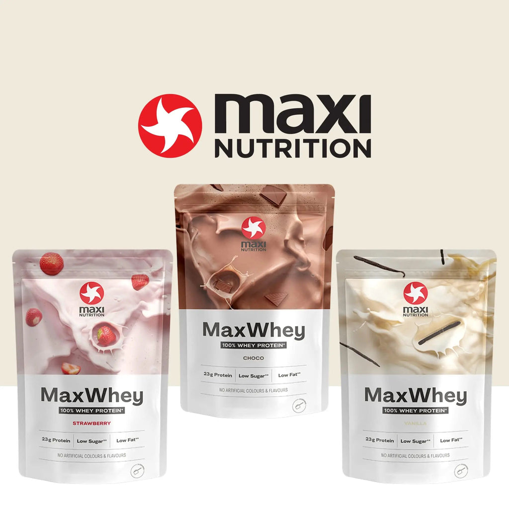 MaxiNutrition - MaxWhey - Whey Protein Powder Strawberry - Low-Fat - Low Sugar MaxiNutrition Au supplements
