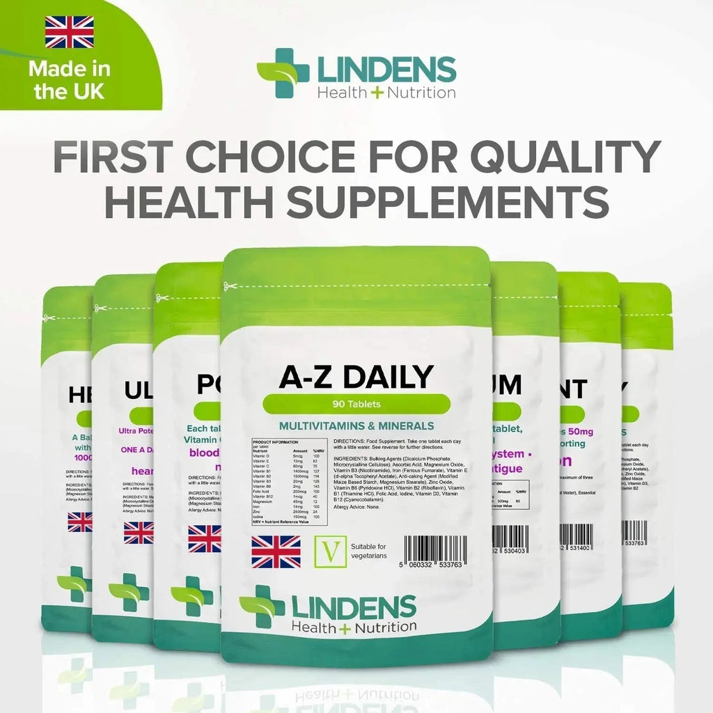 Multivitamin A-Z Daily Tablets 90 Tablets by Lindens Lindens Au supplements