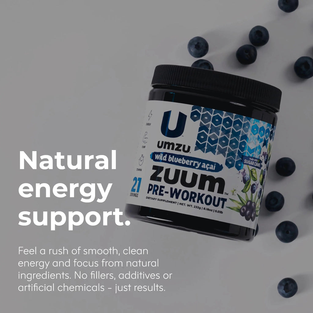 UMZU Zuum Pre-Workout Wild Blueberry Acai UMZU Au supplements