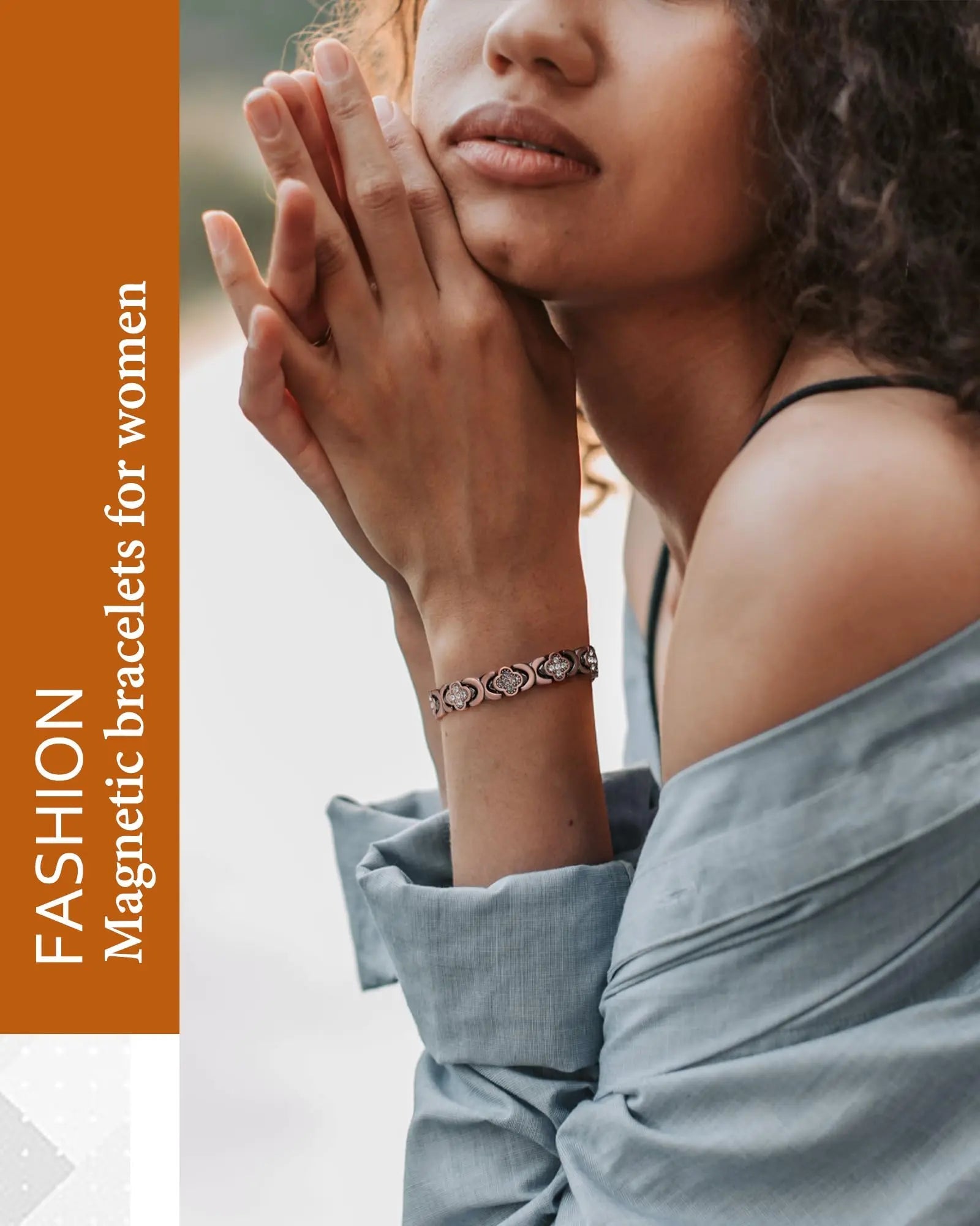 Jecanori Women's Pure Copper Bracelet, Ultra Strength Magnetic Copper Bracelets for Women Jecanori Au supplements