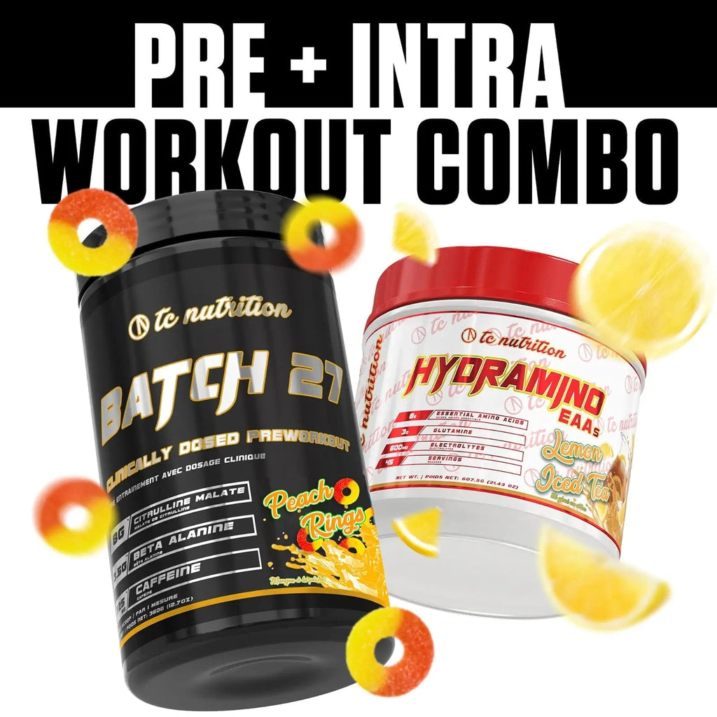 Batch 27 Pre Workout Powder - 8g Citrulline, 3.5g Beta Alanine, 2.5g Betaine, 325mg Caffeine TC Nutrition Au supplements