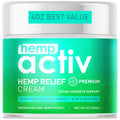 HEMPACTIV Cooling Hemp Cream – Menthol, MSM & Arnica – Fast-Absorbing, Non-Greasy Formula for Muscles & Joints – 4oz Best-Value Size HEMPACTIV Au supplements