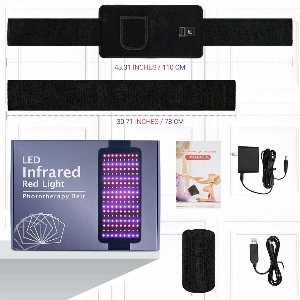 LPSAFP Red Light Therapy Belt for Body, Wearable Device with Blue, red and Near Infrared Light LPSAFP Au supplements