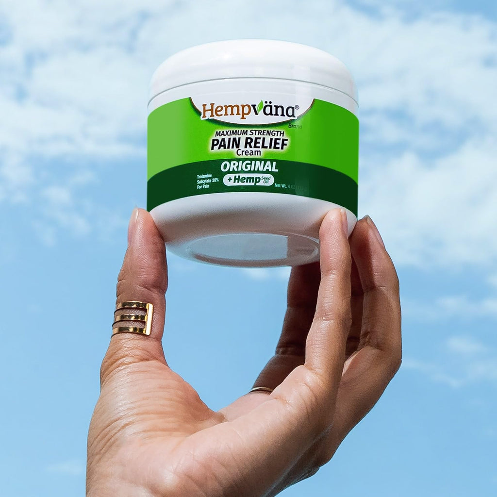Hempvana Maximum Strength Relief Cream. Hemp Seed Oil for Muscles & Joints, AS SEEN ON TV, Odor-Free, Non-Greasy, Long-Lasting Relief Hempvana Au supplements