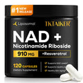 TKTALKER NAD Supplement, 910MG Liposomal Nicotinamide Riboside with Resveratrol & Quercetin, Anti-Aging, Cellular Energy, Mental Focus & Stamina & Healthy, Women & Men, 120 Capsules TKTALKER Au supplements