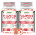 Blivsmlie 2 Pack 33-in-1 Liposomal Vitamin B Complex Gummies -B1, B2, B3, B4, B5, B6, B7, B8, B9,B12 | Vitamin C, D3,K2|Calcium,Magnesiun,Zinc etc.for Energy