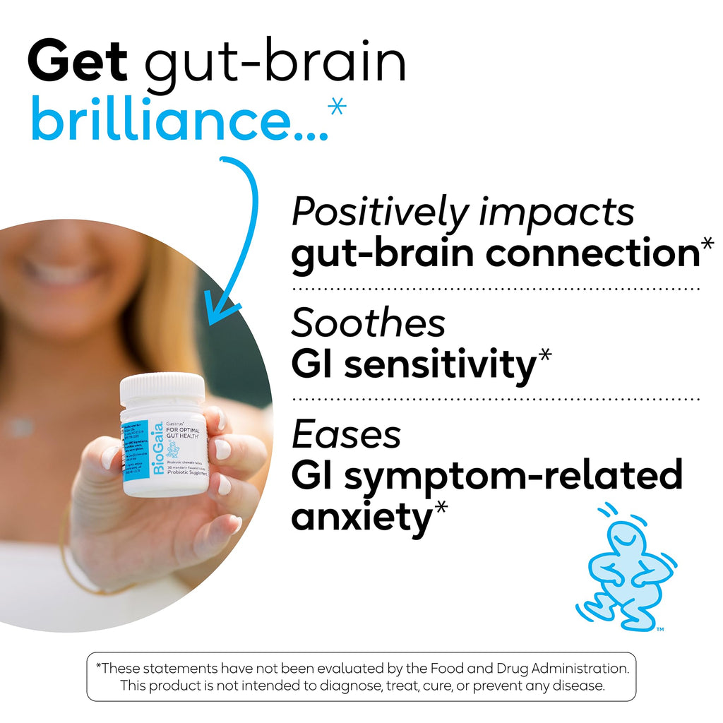 BioGaia Gastrus Gut Health Probiotic | Eases Abdominal Discomfort, Gas & Bloating | Promotes Regularity & a Healthy Gut | Contributes to a Balanced Microbiome | Backed by 30 Years of Research BioGaia Au supplements