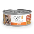 Catit Recipes Adult Chicken Entrée – High-Protein Wet Cat Food with Bone Broth Hydration, Prebiotics & Postbiotics for Gut Health, Omega-3 for Skin & Coat, and Taurine for Heart Support 3oz (12/cs) Catit Au supplements
