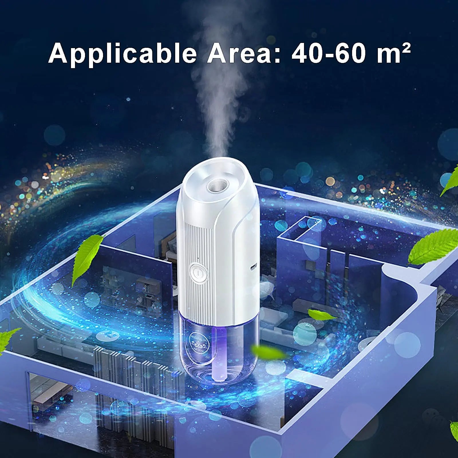 Mini Essential Oil Diffuser, Ultrasonic Mist Air Fresheners for Home with 80 ml Lavender Essential Oils DIUFJAG Au supplements