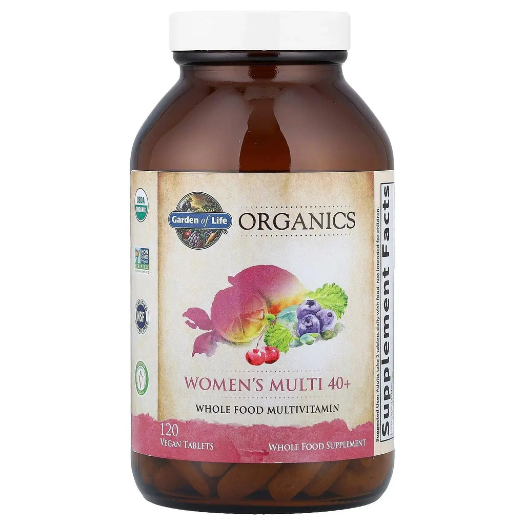 Garden of Life Multivitamin for Women 40 Plus, Organics Womens Vitamins, Hormone & Breast Health Support Blend Garden of Life Au supplements