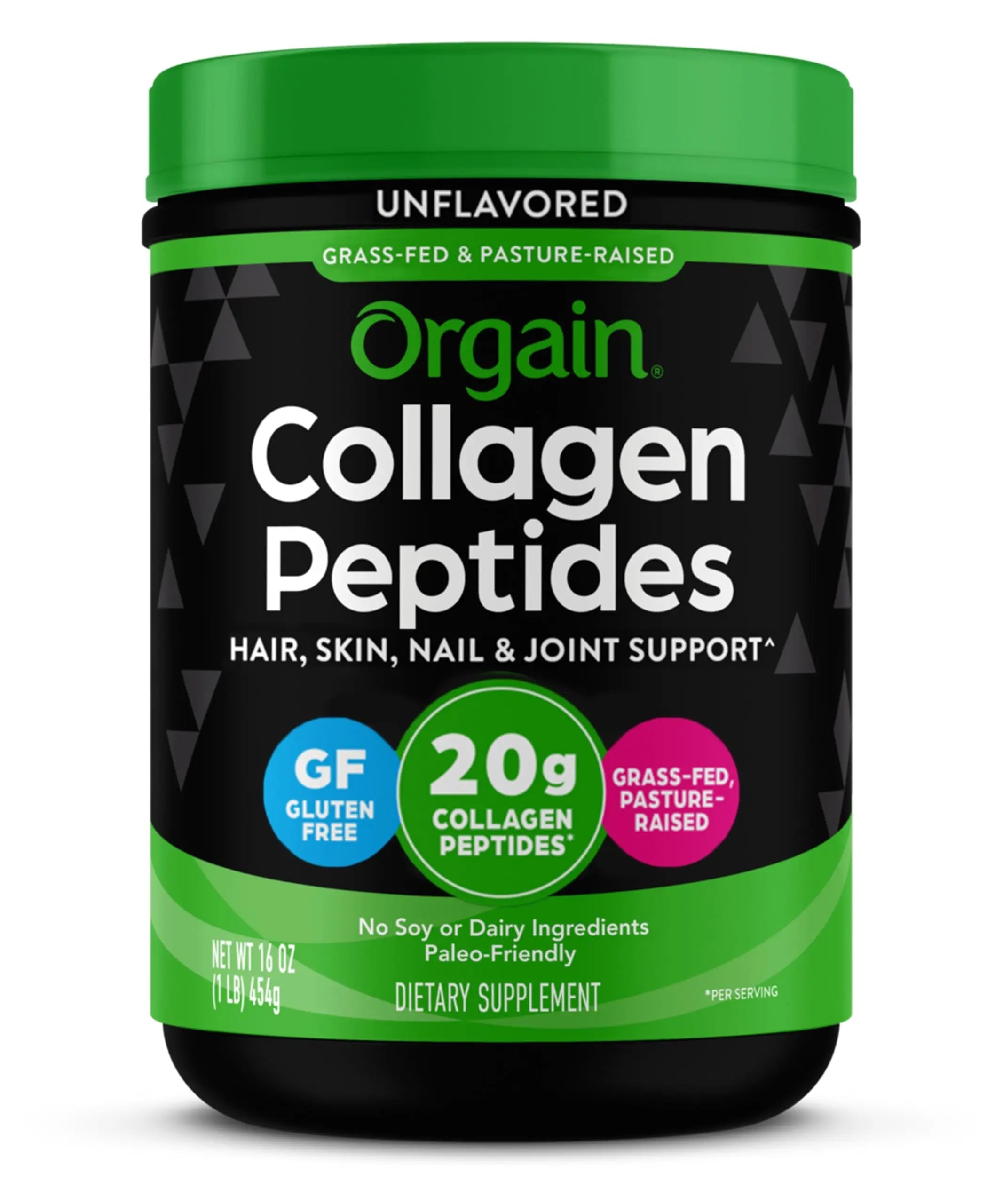 Orgain Collagen Peptides Unflavoured 454 g Orgain Au supplements