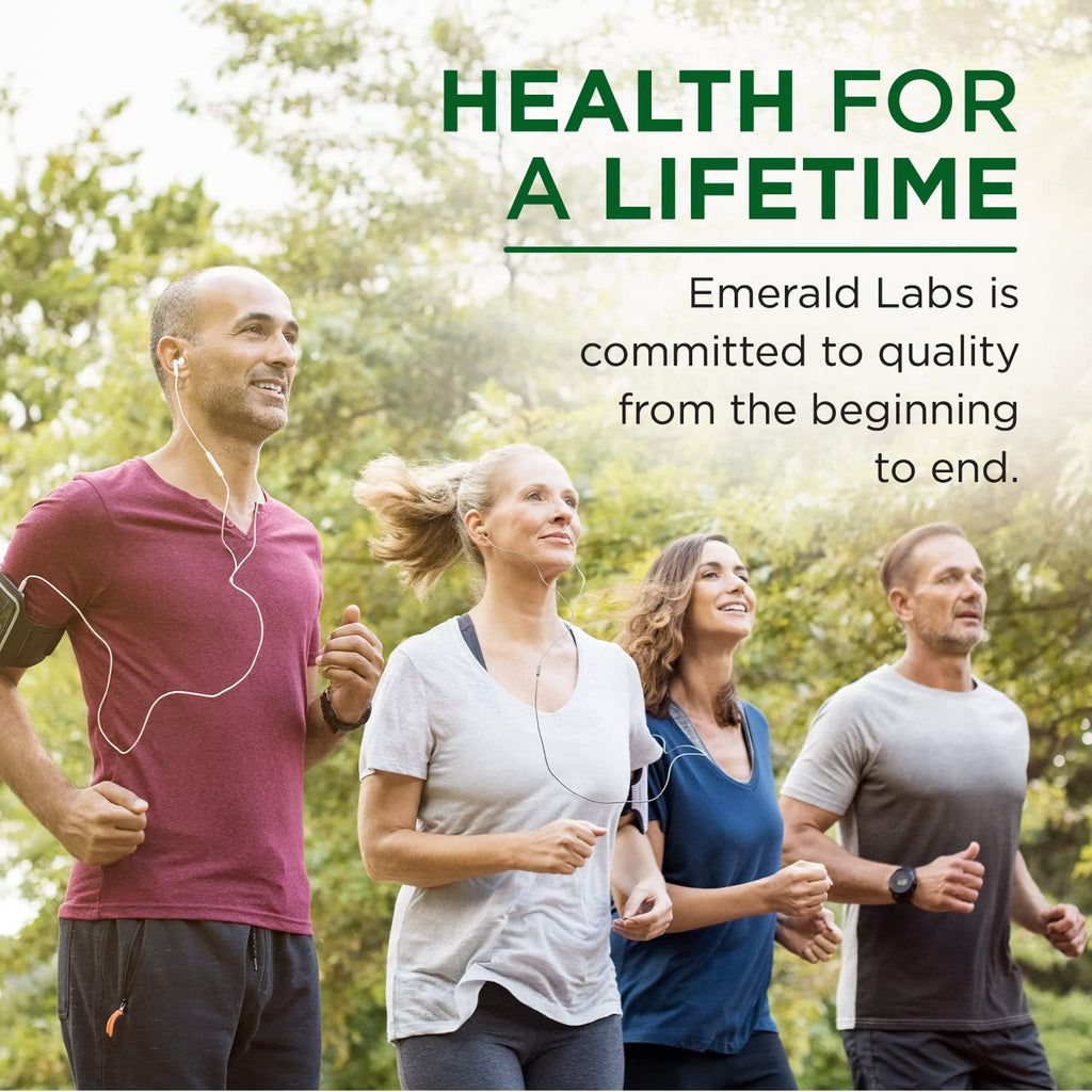 EMERALD LABS B-Healthy - Vegan Vitamin B Complex - Includes Methylated Folic Acid & Full Spectrum B Vitamins - Supports Immune, Brain & Heart Health