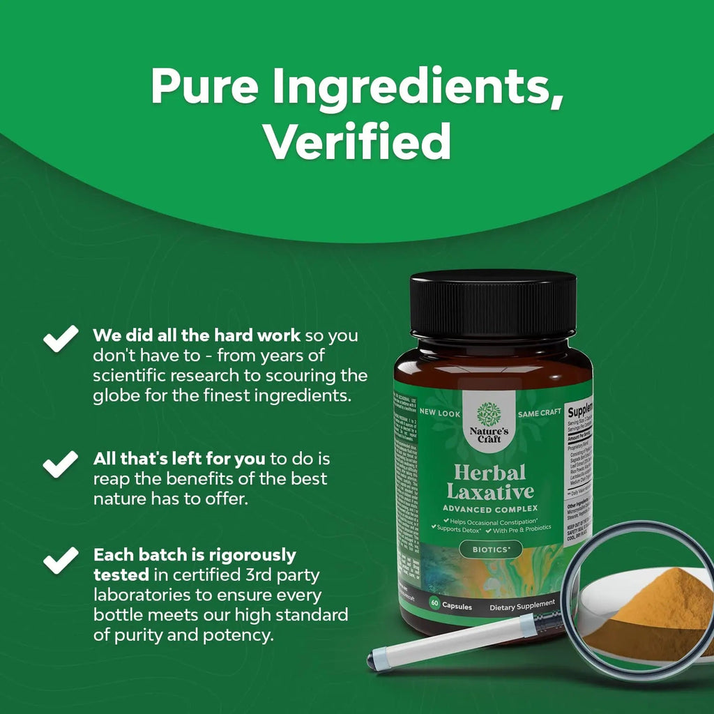 Herbal Laxative Capsules with Probiotics – Natural Laxative Pills to Cleanse Colon and Support Natures Craft Au supplements