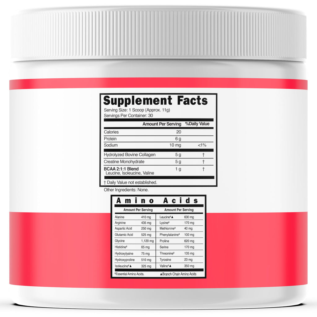Creatine for Women | Creatine Monohydrate Powder 5G + 5000mg Collagen + 1000mg BCAA 2:1:1 Powder (30 Serving) Support Glutes, Lean Muscles, Recovery, Energy & Stamina Non-GMO, Gluten Free - USA Made DORADO NUTRITION Au supplements