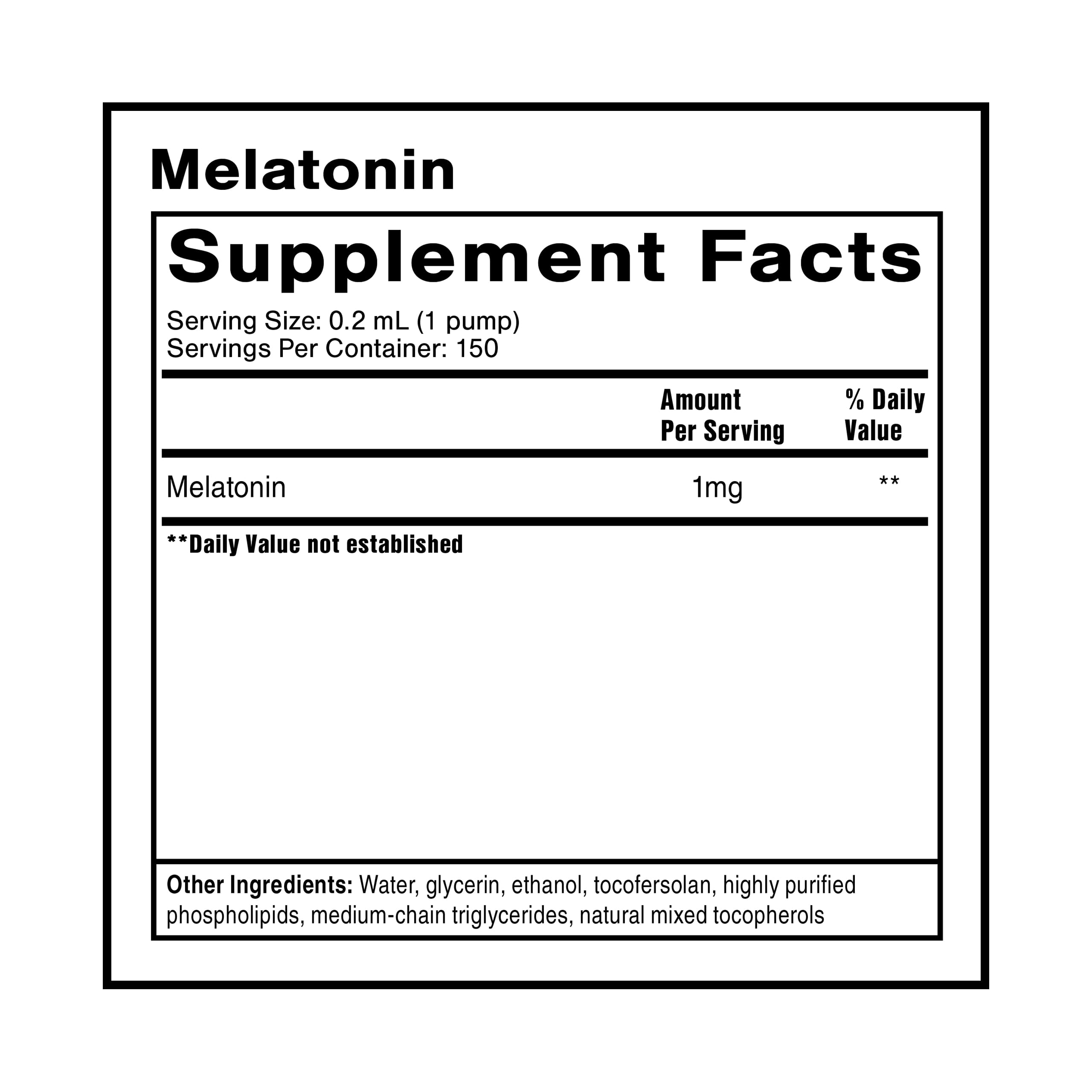 Quicksilver Scientific Liposomal Melatonin - Bedtime, Jet Lag & Immune Support Liquid for Adults - Efficient, Superior Absorption 1mg to Minimize Morning Drowsiness (30 ml) Quicksilver Scientific Au supplements