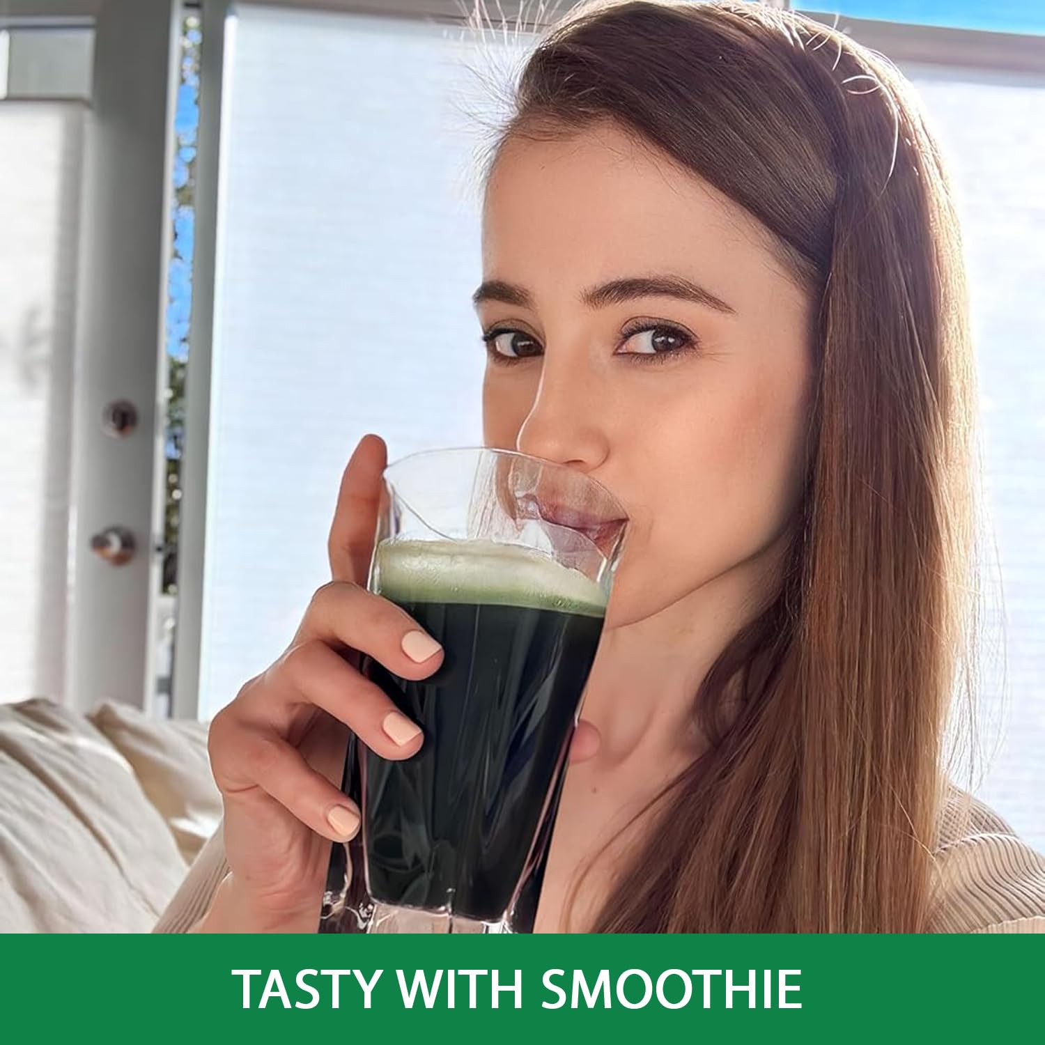Kate Naturals Organic Spirulina Powder for Immune Support and Antioxidants. Nutrient Dense Superfood Supplement