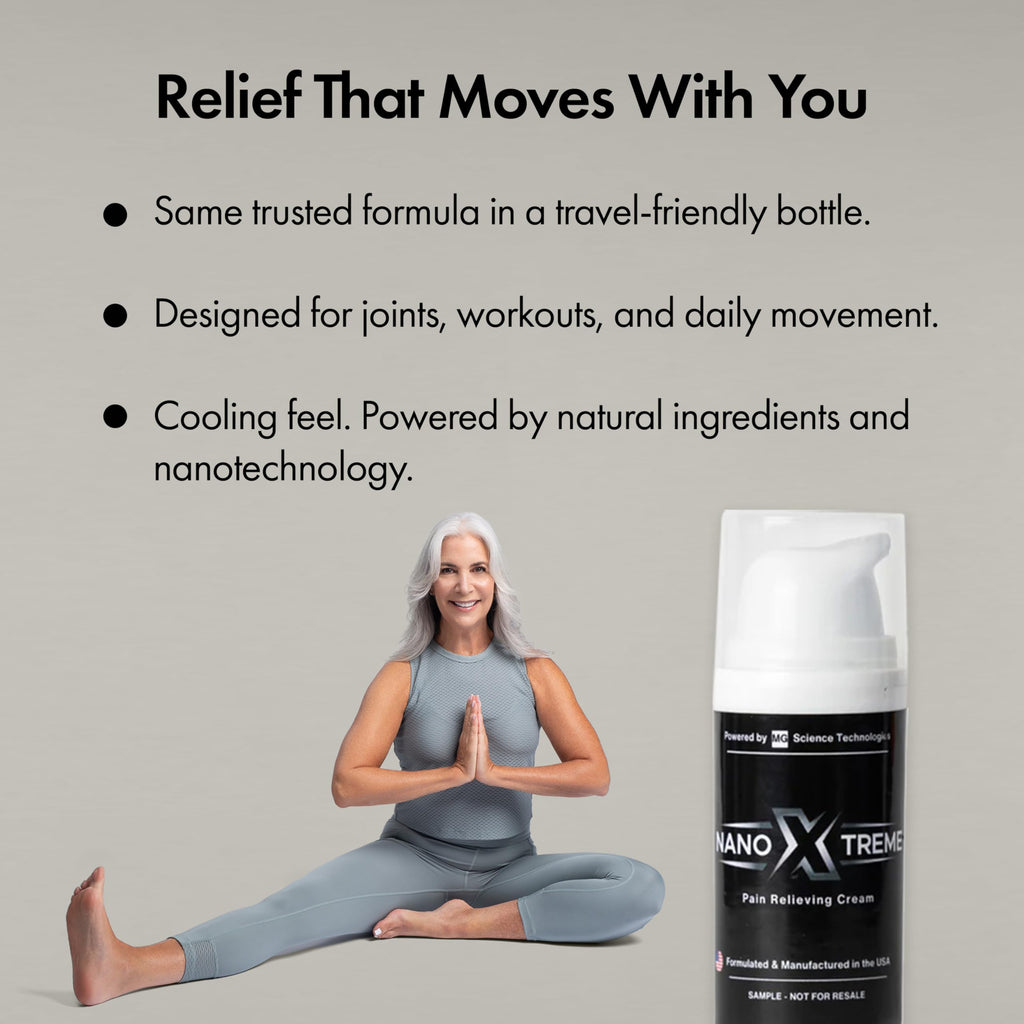 NANOXTREME Pain Relief Cream – Fast-Acting Topical for Muscle, Joint & Nerve Discomfort – Deep-Absorbing, Long-Lasting Formula with Natural Ingredients – Cooling Sensation – 1 oz Size – Made in USA NANOXTREME Au supplements
