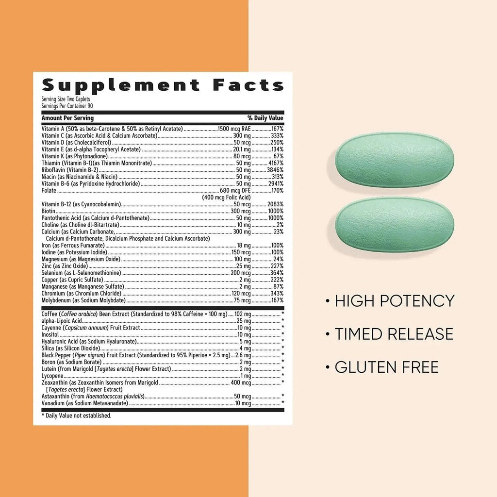 GNC Women’s Energy and Metabolism Multivitamin Caplets, Clinically Proven, Calorie Burn, Focus, 100mg Caffeine, Active Nutrition, Immune, Bone GNC Au supplements