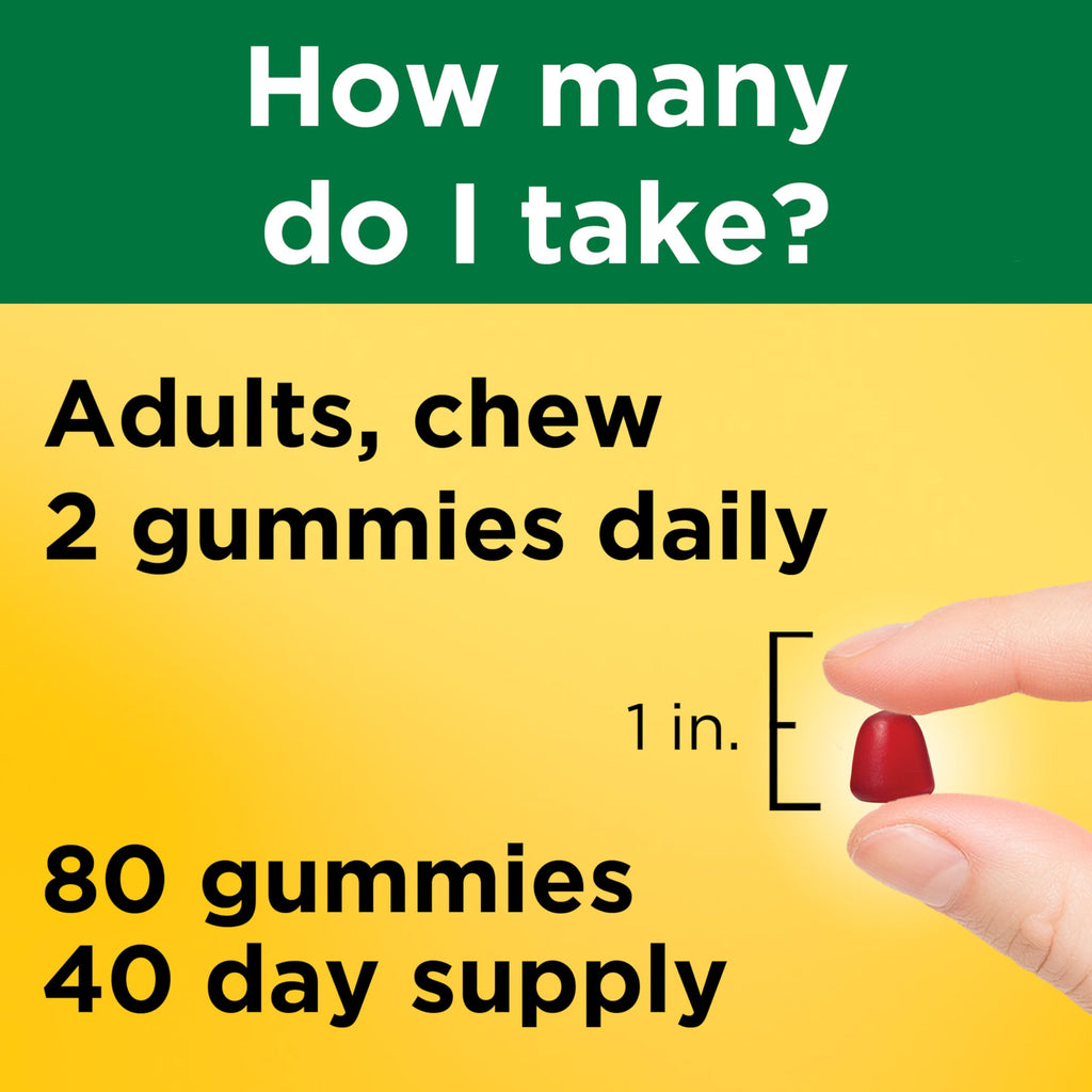 Nature Made Vitamin B12 Gummies 1000 mcg per serving, Dietary Supplement for Energy Metabolism Support, B12 Vitamins