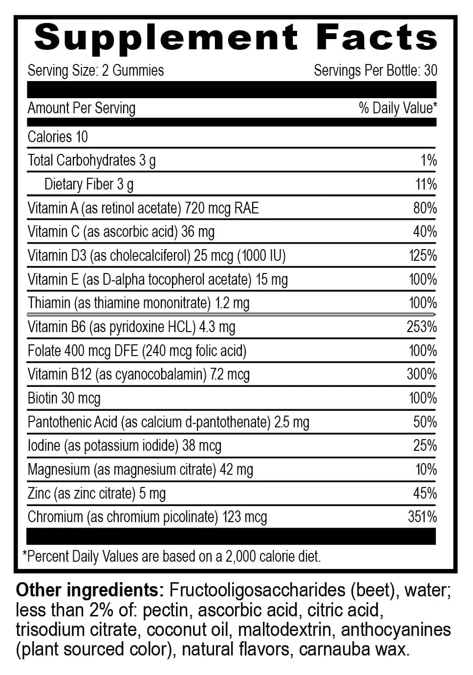 YUM-V'S Multivitamin Zero Gummies by YumVs | Sugar-Free Vitamins Supplement for Women & Men | Chromium, Thiamine, and Magnesium | YUM-V'S Au supplements
