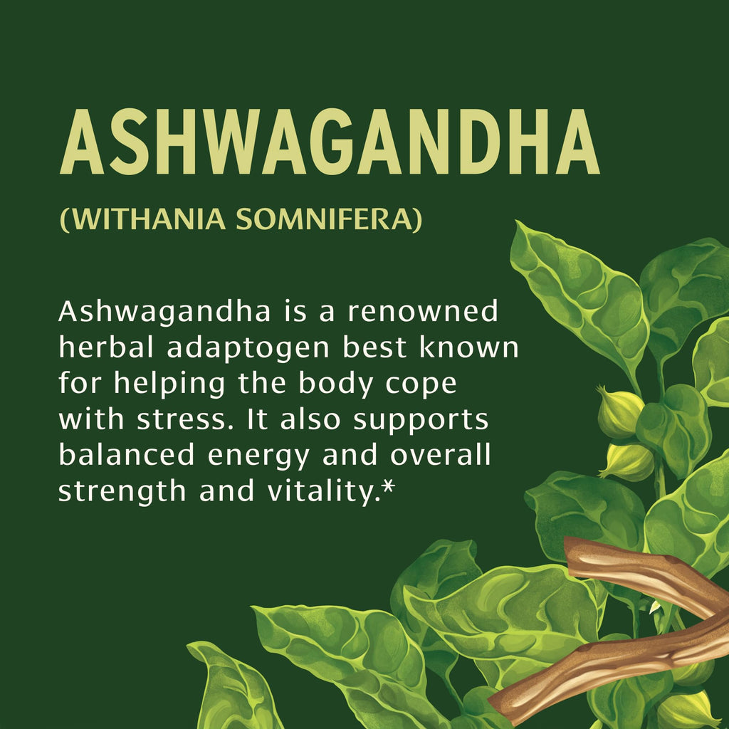 Banyan Botanicals Organic Ashwagandha - 1000mg per Serving - Cortisol Manager & Stress Relief Supplement - Adrenal Support for Mood, Restful Sleep & Muscle Recovery - 180 Tablets - Non-GMO, Vegan* Banyan Botanicals Au supplements