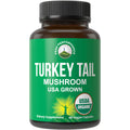 Peak Performance Organic Turkey Tail Capsules - USA Grown Made with Real Turkey Tail Mushroom. Immune System Support Naturally Harvested Mushroom Supplements for Immunity. Vegan Supplement Extract Peak Performance Au supplements