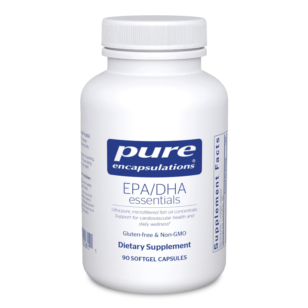 Pure Encapsulations EPA/DHA Essentials - Fish Oil Concentrate Supplement to Support Cardiovascular Health - Premium EPA & DHA Supplement