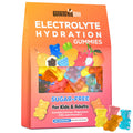 Electrolyte Gummies Sugar Free | Electrolyte Hydration Energy Gummies for Running & Sports - Energy Chews with Calcium & Vitamin C for Kids & Adults,