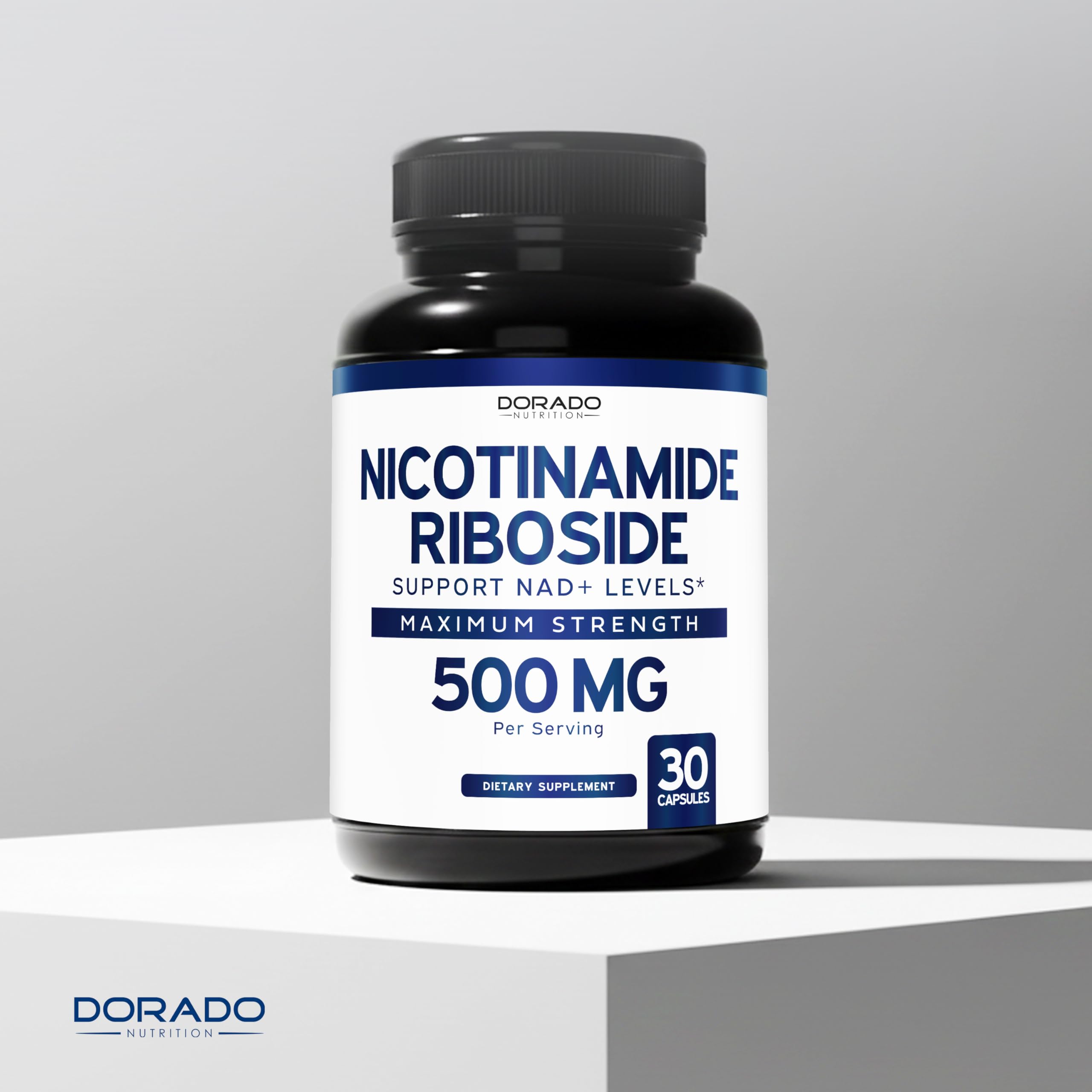 Nicotinamide Riboside 500mg (30 Count) NAD Supplement - NR Supplement For Women & Men to Support NAD+ Levels - NAD Booster - Third Party Tested - Vegan Safe, Non GMO & USA Made (30 Capsules) DORADO NUTRITION Au supplements