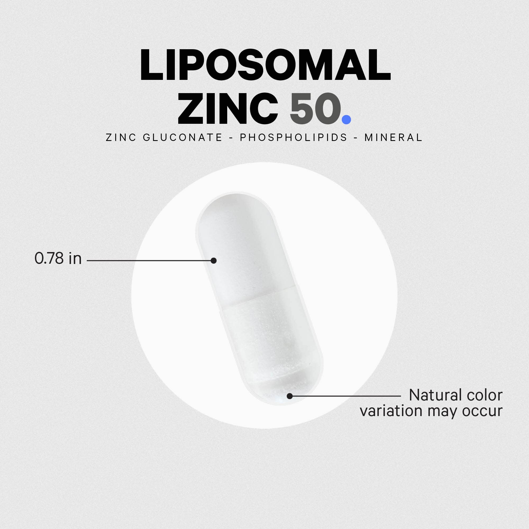 Codeage Liposomal Zinc Supplement – 3 Month Supply – One Per Day - 50 mg Zinc Gluconate Vitamin Pills - Essential Mineral Supplements Liposomal Delivery Matrix - Vegan Non-GMO - 100 Capsules Codeage Au supplements