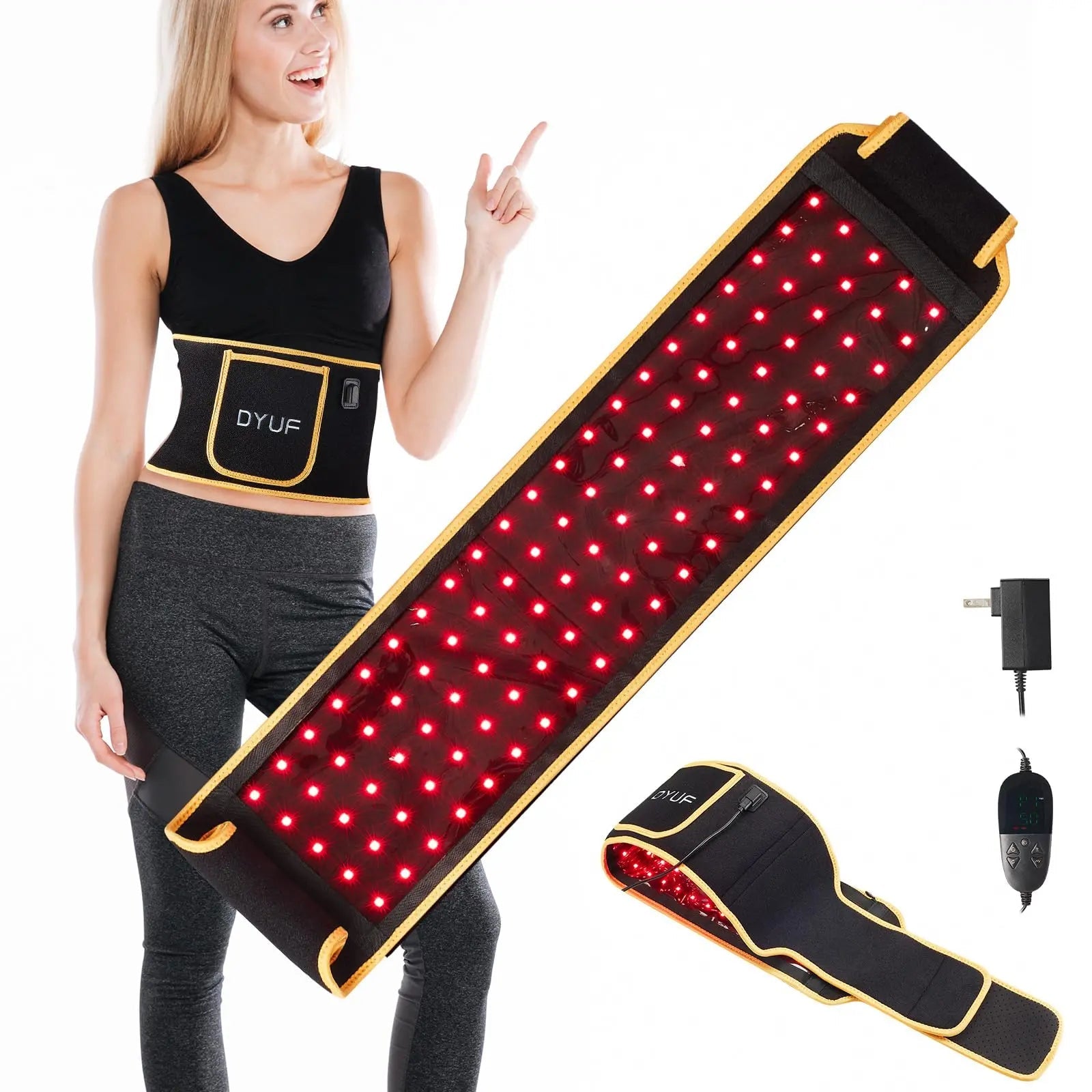 Red Light Therapy Belt DYUF Infrared Light Therapy : Muscle Recovery, Pain Relief, and Healing Device DYUF Au supplements