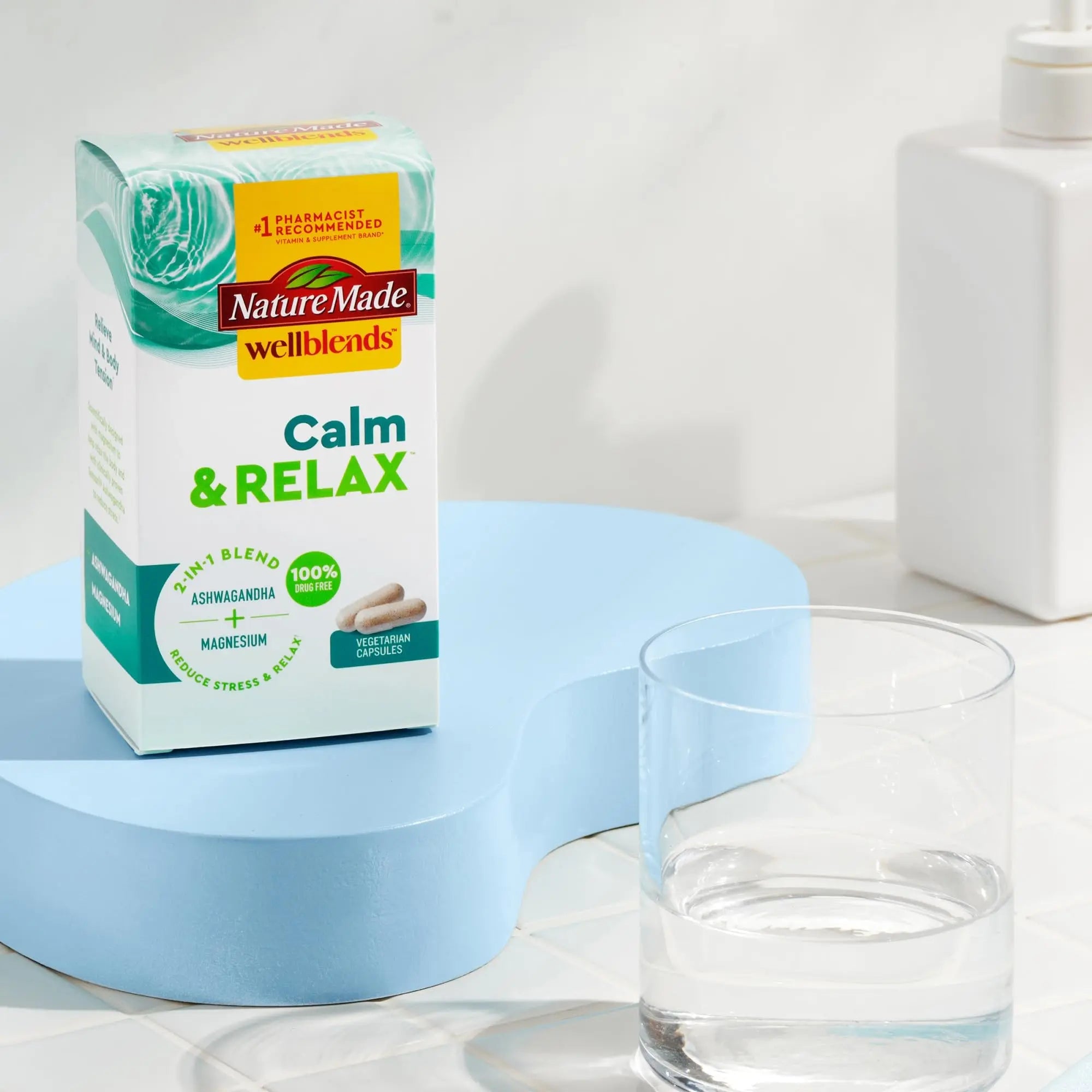 Nature Made Wellblends Calm & Relax, Ashwagandha 125 mg, Magnesium 300 mg Nature Made Au supplements