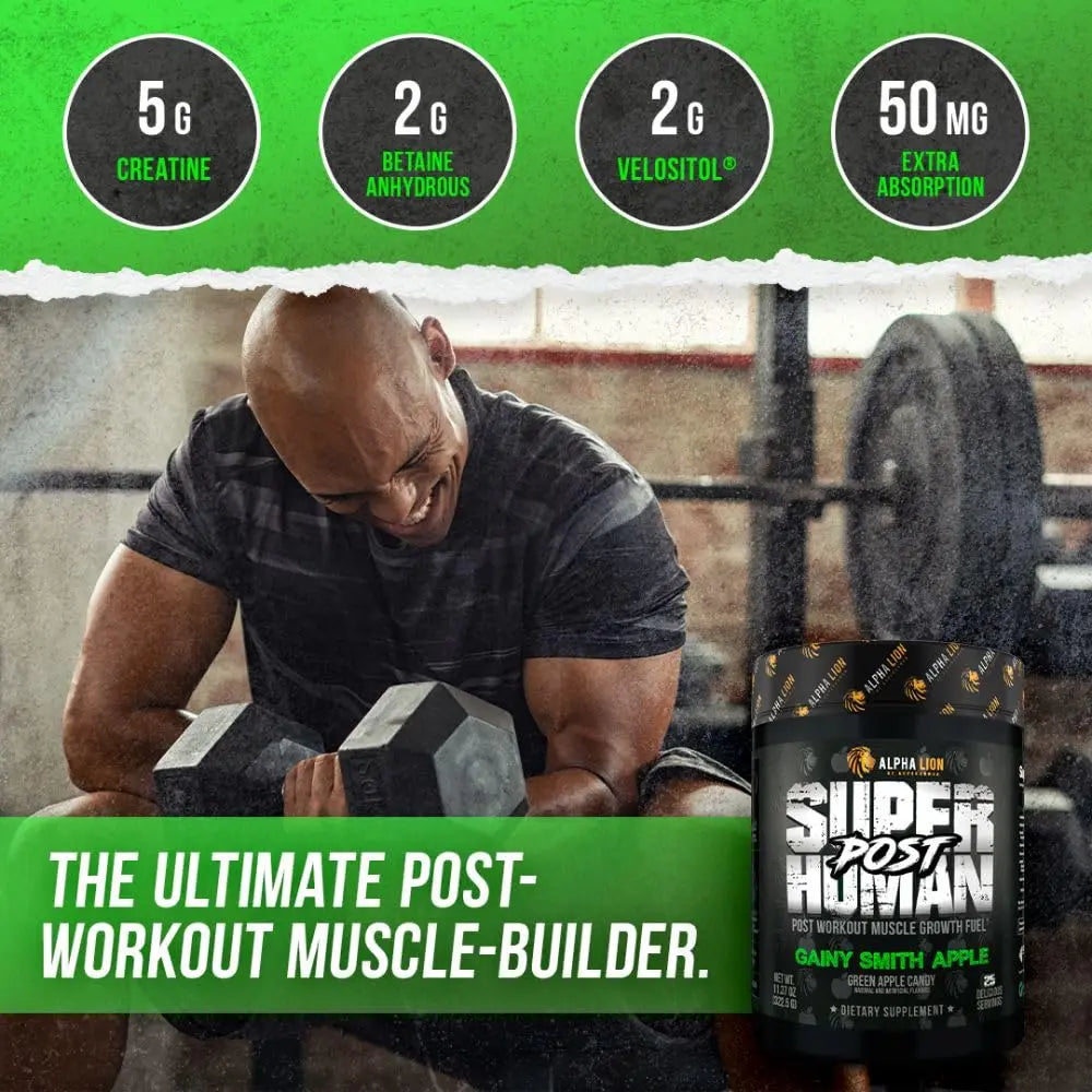 ALPHA LION Superhuman Pre Workout Powder & Post Workout Recovery Bundle, Sustained ALPHA LION Au supplements