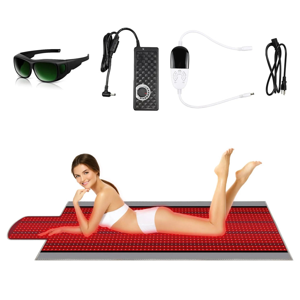 Near Infrared Light Therapy Blanket for Full Body, 1370pcs 660nm & 850nm LED Light Therapy Device Rutollmit Au supplements