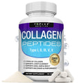 Toplux Multi Collagen Peptides Pills 1800 Mg Complex - Type I, II, III, V, X Premium Collagen Complex for Better Skin & Hair, Strong Joint, Hydrolyzed Protein