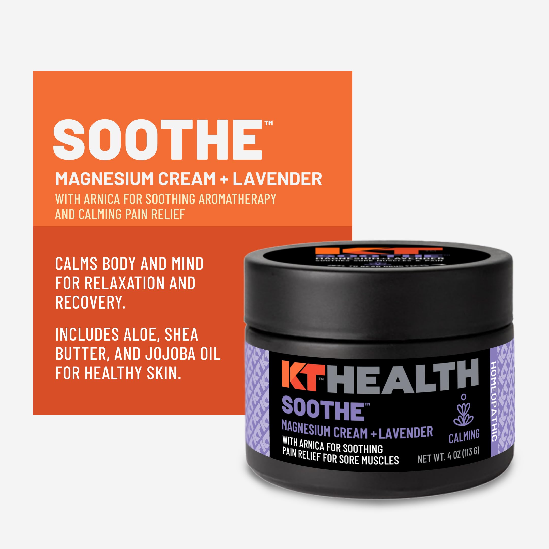 KT Health, Magnesium Cream, Soothe - Soothing Aromatherapy & Calming Pain Relief KT Tape Au supplements