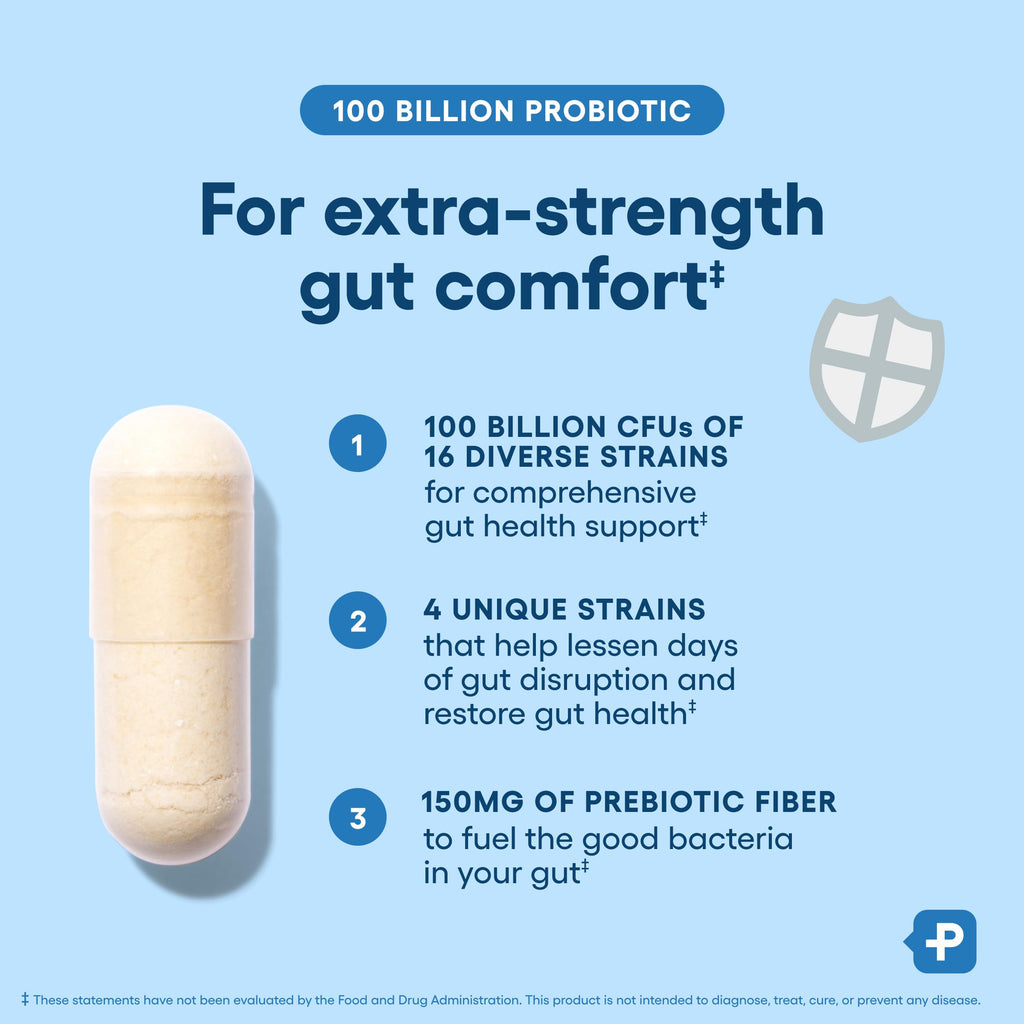 Physician's CHOICE 100 Billion Advanced Probiotic - 16 Strains + Organic Prebiotics - Digestive & Gut Health - Supports Occasional Constipation, Diarrhea, Gas & Bloating - Probiotics for Women & Men Physician's CHOICE Au supplements