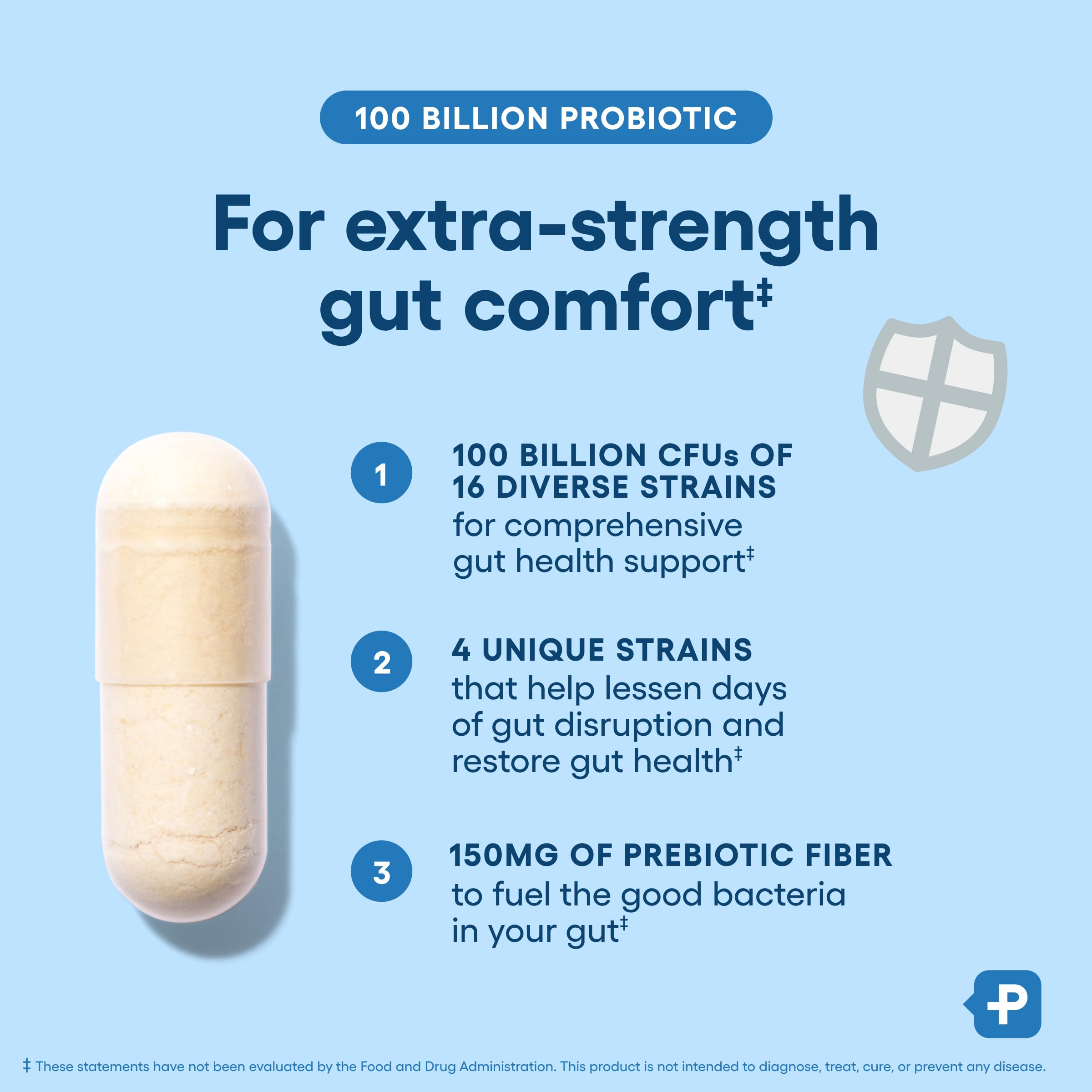 Physician's CHOICE 100 Billion Advanced Probiotic - 16 Strains + Organic Prebiotics - Digestive & Gut Health - Supports Occasional Constipation, Diarrhea, Gas & Bloating - Probiotics for Women & Men Physician's CHOICE Au supplements