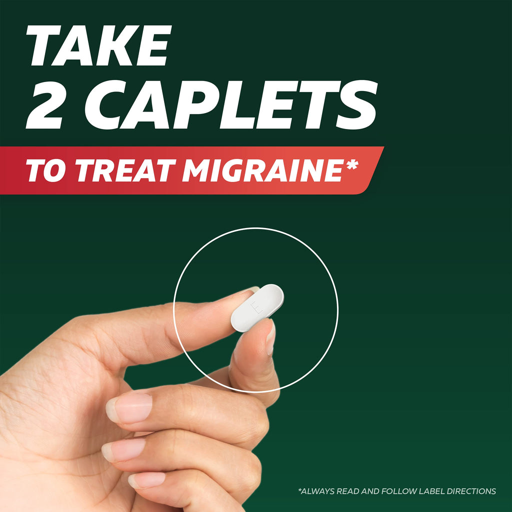 Excedrin Migraine Relief Caplets to Alleviate Migraine Symptoms - 200 Count Excedrin Au supplements