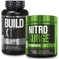 Jacked Factory Nitrosurge Pre-Workout in Arctic White & Build XT Muscle Building Bundle Jacked Factory Au supplements
