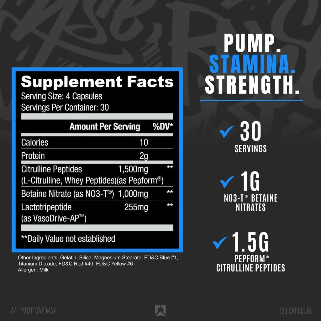RYSE Up Supplements Project Blackout Pump Cap Max | Stimulant Free Pump Formula RYSE Up Supplements Au supplements