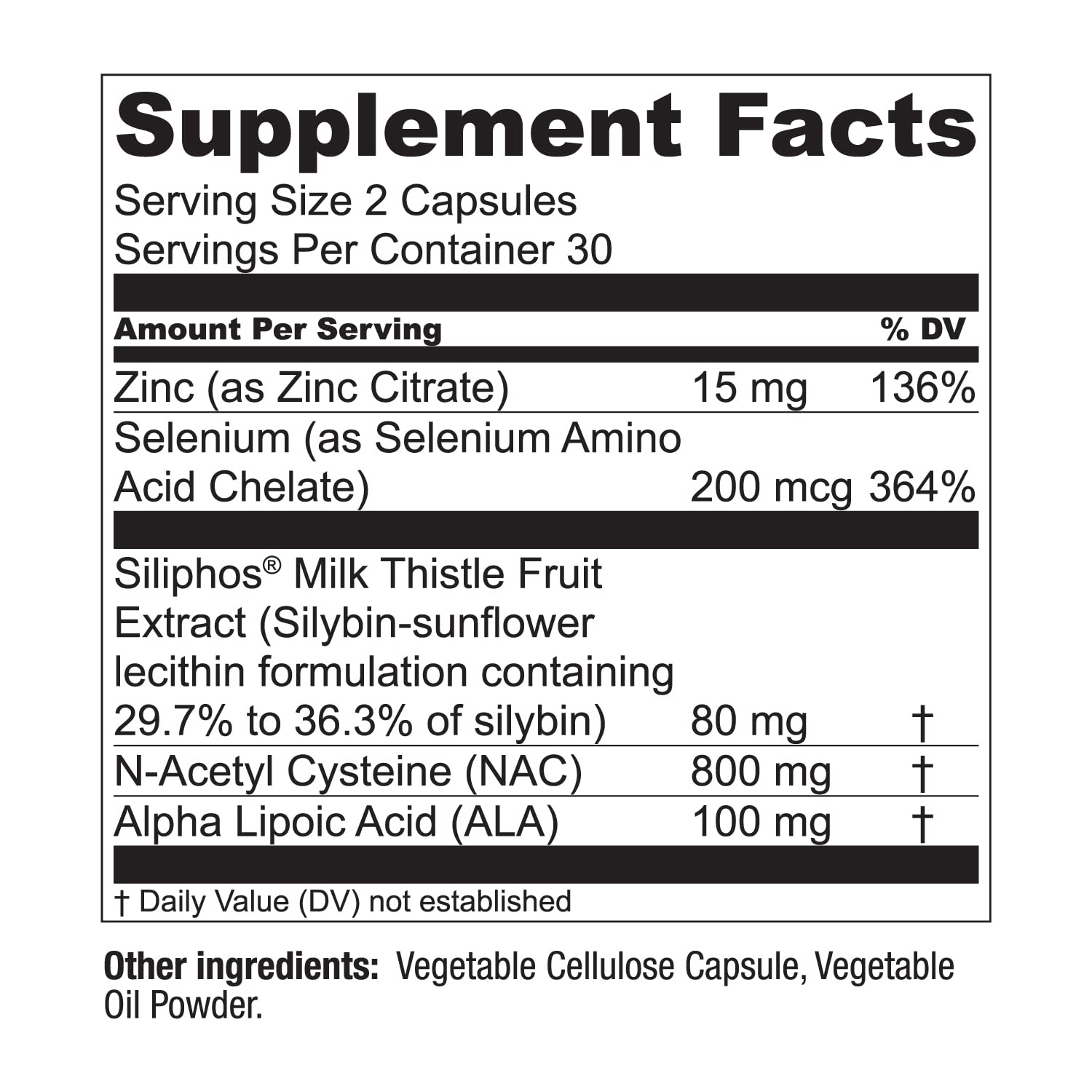 LiverWell Liver Cleanse, Rejuvenation, Metabolic Support - Liver Supplement for Liver Health w/Highly Bioavailable Milk Thistle Extract, N-Acetyl Cysteine,