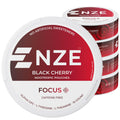 NZE Caffeine Free Nootropic Pouches (Black Cherry) - Nootropic Pouches with Alpha GPC, L-Tyrosine & L-Theanine - No Sugar or Artificial Sweeteners - 15 Pouches Per Can - 5 Pack NZE Au supplements