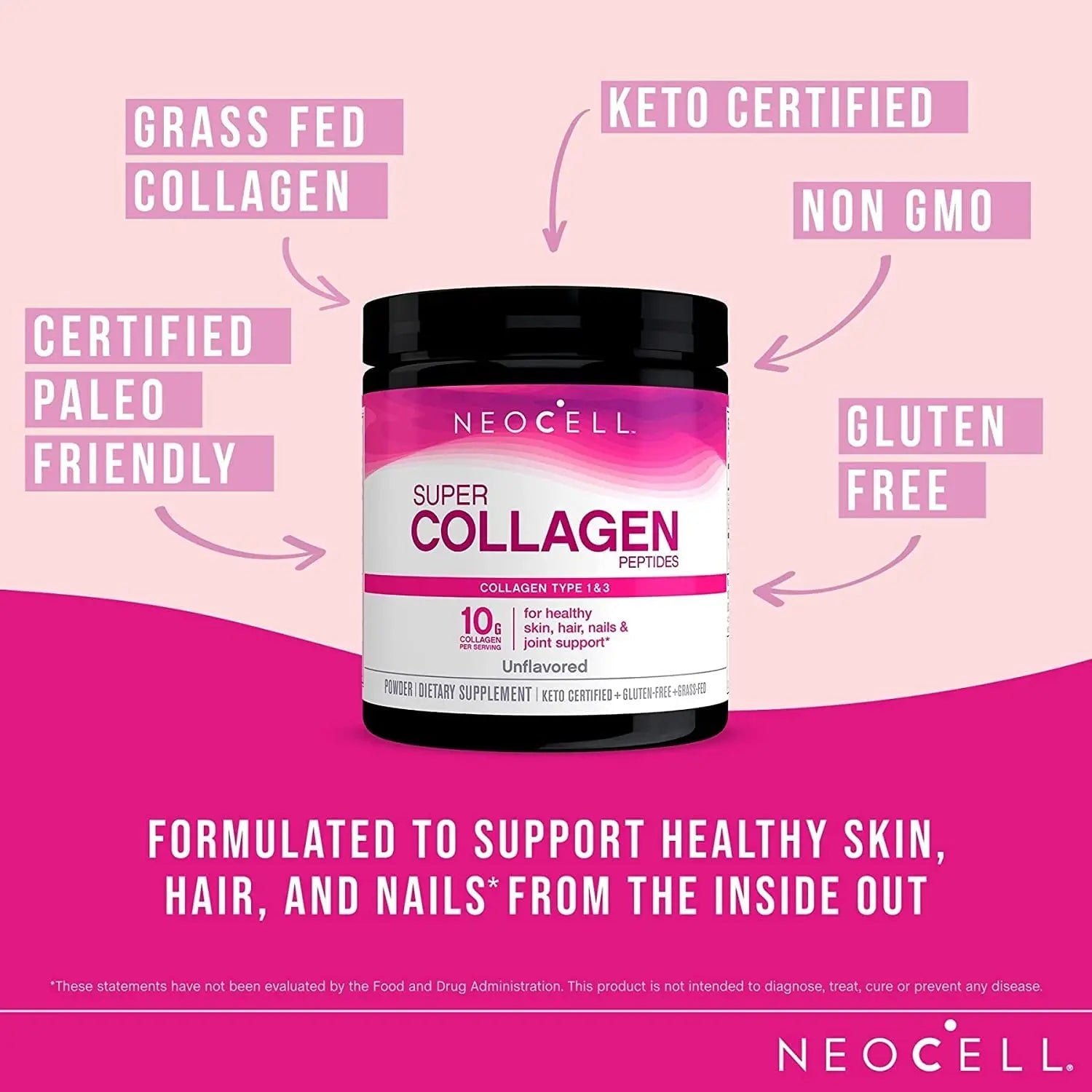 Neocell, Super Collagen, Type 1 & 3, 7 oz (198 g) Neocell Au supplements
