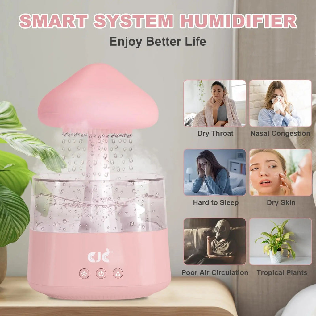 Humidifiers for Bedroom, 7 Color-Changing Led Night Lights, Aromatherapy Essential Oil cjc Au supplements