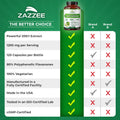 Zazzee Extra Strength Citrus Bergamot 200:1 Extract 1200 mg, 80% Polyphenols, 120 Vegan Capsules, Standardized 200X Potency