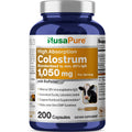 NusaPure Colostrum 1050mg 30% IgG 200 capsules (Non-GMO, Soyfree) Bioperine NusaPure Au supplements